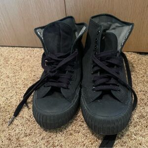 PF flyers all black SANDLOT high tops size 11